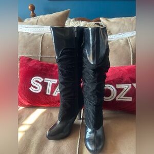 Black Women's Knee-High Boots